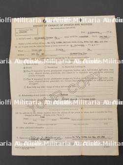 Document et décoration de George J Mc Donough 309th Medical Battalion. Document and decoration of George J. McDonough, 309th Medical Battalion. — photo 17