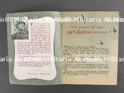Livret et patch de la 101st Airborne. Booklet and patch of the 101st Airborne. — photo 3