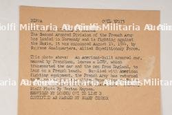 Photo de presse 2ème DB française. French 2nd Armored Division press photograph. — photo 3