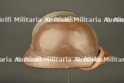 Casque belge en liège recouvert de toile moutarde. Belgian cork helmet covered in mustard canvas — photo 10