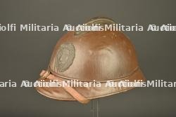 Casque belge en liège recouvert de toile moutarde. Belgian cork helmet covered in mustard canvas — photo 12