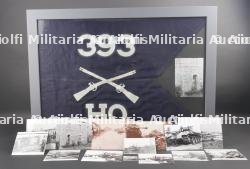 Fanion du 393rd Regt, 99th ID ayant flotté à Krinkelt. Flag of the 393rd RGT that flew over Kringelt. — photo 1