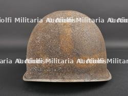 Coque de casque MP Provenant de Malmédy. MP helmet shell from Malmédy. — photo 6
