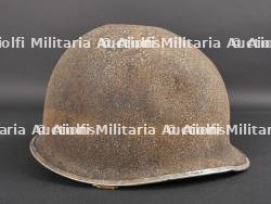 Coque de casque MP Provenant de Malmédy. MP helmet shell from Malmédy. — miniature 8