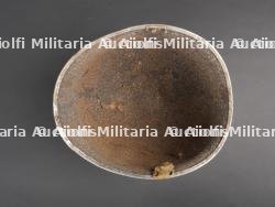 Coque de casque MP Provenant de Malmédy. MP helmet shell from Malmédy. — miniature 13