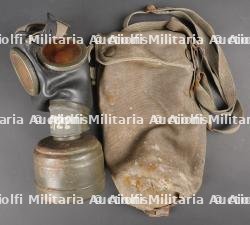Masque anti-gaz de parachutiste allemand. German Paratrooper Gas Mask — photo 1