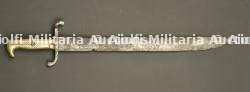 Pionnier Faschinenmesser M1871 à dents de scies. Pioneer Faschinenmesser Model 1871 with sawback blade — miniature 4