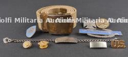 Effets personnel de Lyle Bouck JR 1st Inf. Personal effects of Lyle Bouck Jr, 1st Infantry.