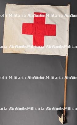 Fanion Médical US provenant de Elsenborn. US Medical flag from Elsenborn. — photo 5