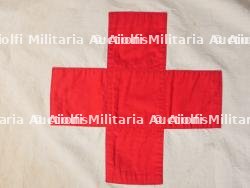 Fanion Médical US provenant de Elsenborn. US Medical flag from Elsenborn. — photo 7