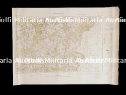 Carte allemande du secteur Bastogne Neufchâteau. German map of the Bastogne-Neufchâteau sector.