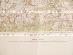 Carte allemande du secteur Bastogne Neufchâteau. German map of the Bastogne-Neufchâteau sector. — photo 3