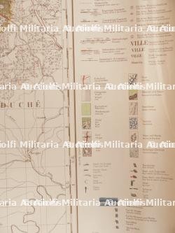 Carte allemande du secteur Bastogne Neufchâteau. German map of the Bastogne-Neufchâteau sector. — photo 7