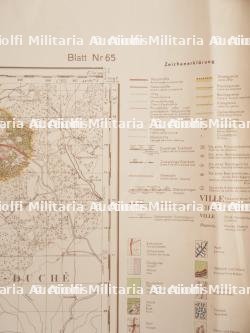 Carte allemande du secteur Bastogne Neufchâteau. German map of the Bastogne-Neufchâteau sector. — miniature 8