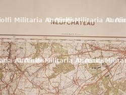 Carte allemande du secteur Bastogne Neufchâteau. German map of the Bastogne-Neufchâteau sector. — photo 10