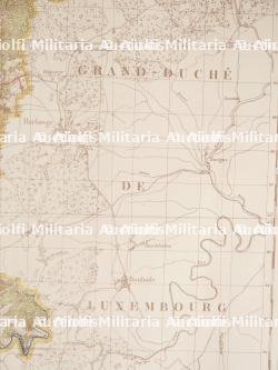 Carte allemande du secteur Bastogne Neufchâteau. German map of the Bastogne-Neufchâteau sector. — photo 11