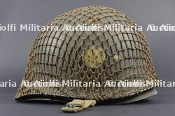 Casque USM1 du Pvt. Marion L. Johnson, 101st Airborne, 907 GFAB. USM1 helmet of Pvt. Marion L. Johnson, 101st Airborne, 907 GFAB. — photo 1