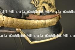 Casque à pointe d'officier bavarois. Bavarian officer’s pickelhaube — miniature 7