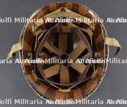 Casque USM1 du Pvt. Marion L. Johnson, 101st Airborne, 907 GFAB. USM1 helmet of Pvt. Marion L. Johnson, 101st Airborne, 907 GFAB. — photo 7