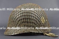 Casque USM1 du Pvt. Marion L. Johnson, 101st Airborne, 907 GFAB. USM1 helmet of Pvt. Marion L. Johnson, 101st Airborne, 907 GFAB. — miniature 21