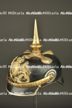Casque à pointe d'officier bavarois. Bavarian officer’s pickelhaube — miniature 18