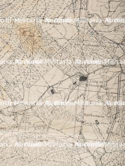 Carte annotée de la 82ème Airborne. Annotated map of the 82nd Airborne. — miniature 6