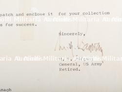 Patch du Général Matthew Ridgway. Patch of General Matthew Ridgway. — miniature 10
