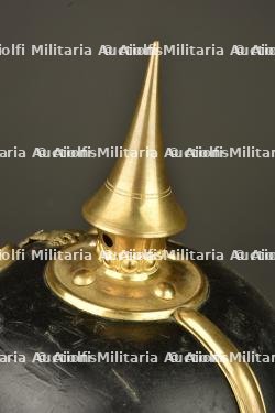 Casque à pointe d'un sous officier supérieur de la Garde. Pickelhaube of a senior NCO of the Guard — miniature 9