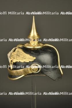 Casque à pointe d'un sous officier supérieur de la Garde. Pickelhaube of a senior NCO of the Guard — miniature 11