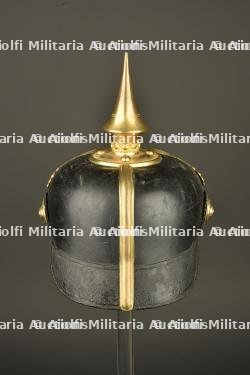 Casque à pointe d'un sous officier supérieur de la Garde. Pickelhaube of a senior NCO of the Guard — photo 12