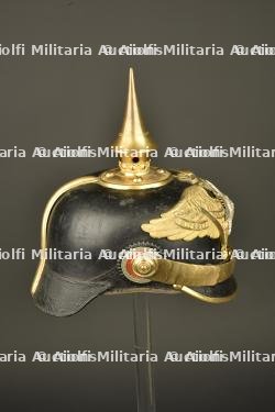 Casque à pointe d'un sous officier supérieur de la Garde. Pickelhaube of a senior NCO of the Guard — photo 14