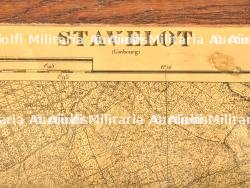 Carte allemande du secteur de Stavelot. German map of the Stavelot sector. — photo 5
