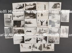 Ensemble de rare photos originales US prisent par un GI de la 7th Armored Division. A rare set of original photos taken by a GI from the 7th Armored Division.