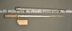 Baïonnette S98 nA du 13 JR Bavarois avec étiquette de prise à Laneuville. German S98 nA bayonet of the Bavarian 13th Infantry Regiment with capture tag from Laneuville