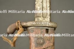 Baïonnette S98 nA du 13 JR Bavarois avec étiquette de prise à Laneuville. German S98 nA bayonet of the Bavarian 13th Infantry Regiment with capture tag from Laneuville — miniature 5