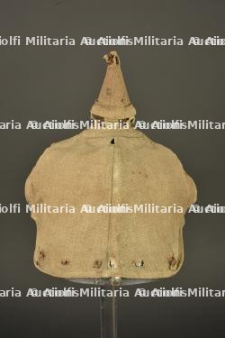 Casque à pointe bavarois avec son couvre casque retrouvés à Farbus. Bavarian pickelhaube with its helmet cover recovered at Farbus — miniature 13