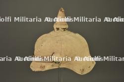 Casque à pointe bavarois avec son couvre casque retrouvés à Farbus. Bavarian pickelhaube with its helmet cover recovered at Farbus — photo 16