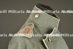 Tunique Ulanka feldgrau du 9e régiment de Uhlans. Feldgrau Ulanka tunic of the 9th Uhlan Regiment — photo 8