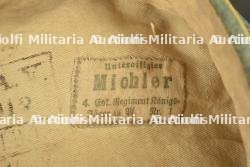 Mutze troupe d'un sous officier du Jager zu Pferde Regiment Nr 1. Enlisted visor cap of an NCO from Jäger zu Pferde Regiment Nr 1 — miniature 3