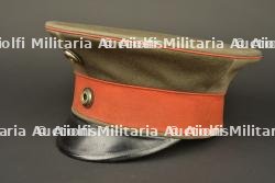 Schirmmutze feldgrau M1910 d'officier prussien. Model 1910 feldgrau visor cap of a Prussian officer — photo 8
