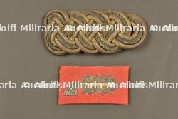 Epaulette et patte de col d'officier général allemand. Shoulder board and collar tab of a German general officer