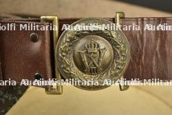 Très bel ensemble Feldbinde et porte poignard d'officier prussien dans sa boite. Fine set comprising Prussian officer’s Feldbinde and dagger hanger in its original box — miniature 6