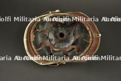 Casque à pointe troupe de Télégraphiste puis Pionnier. Enlisted pickelhaube of a Telegraphist later converted for Pioneer troops — miniature 5