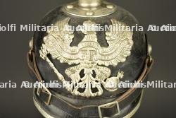 Casque à pointe troupe de Télégraphiste puis Pionnier. Enlisted pickelhaube of a Telegraphist later converted for Pioneer troops — miniature 6