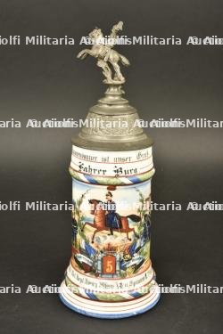 Chope de réserviste 5ème régiment artillerie de campagne bavarois