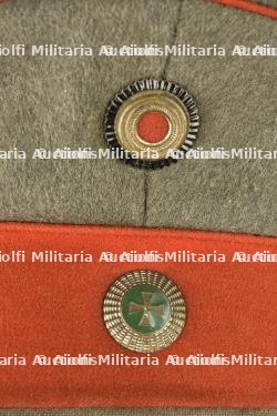 Casquette feldgrau d'officier de réserve d'infanterie de Saxe. Feldgrau visor cap of a Saxon Reserve Infantry officer — miniature 3