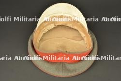 Casquette feldgrau d'officier de réserve d'infanterie de Saxe. Feldgrau visor cap of a Saxon Reserve Infantry officer — miniature 5