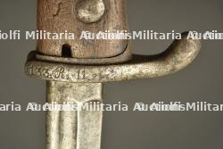 Baïonnette allemande S98 nA régiments saxons. German S98 nA bayonet regimentally marked to Saxon regiments — miniature 3