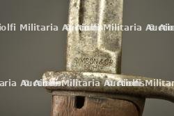 Baïonnette allemande S98 nA régiments saxons. German S98 nA bayonet regimentally marked to Saxon regiments — miniature 4