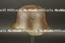 Casque allemand Stahlhelm 1916 camouflé — miniature 7